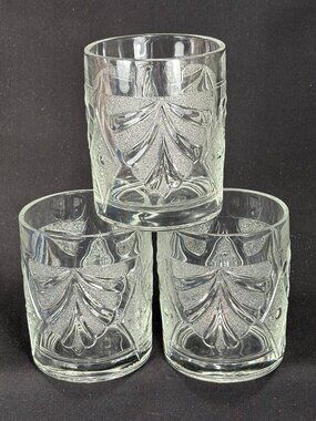 set of 3 mse Martha Stewart whisky glasses